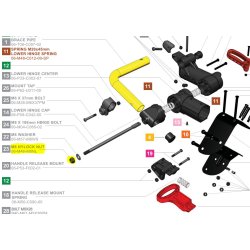 CLICGEAR M8 NYLOCK NUT 