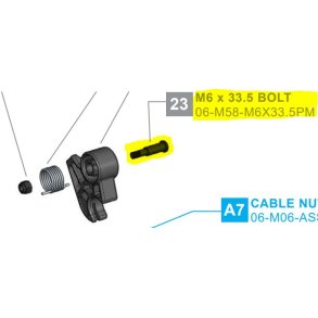 CLICGEAR M6X33,5 BOLT